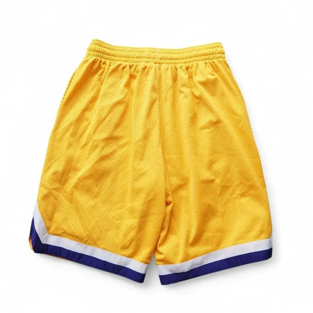 Adidas x Los Angeles Lakers Mesh Basketball Shorts Men's L Yellow / White‎